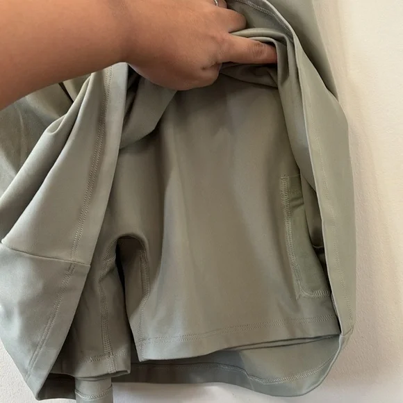 Girlfriend Collective Paloma Racerback Athletic Dress Matcha Size Large - Picture 10 of 11